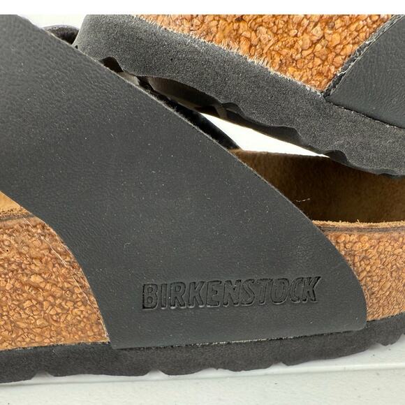 NWT Birkenstock Women's Gizeh Black Birko-Flor Thong Sandals Size 37 - Picture 2 of 11